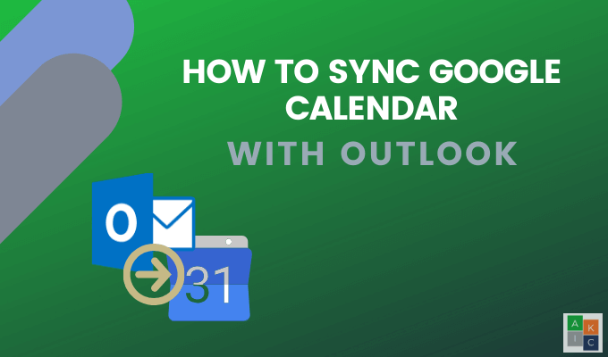 how do you sync gmail calendar with outlook